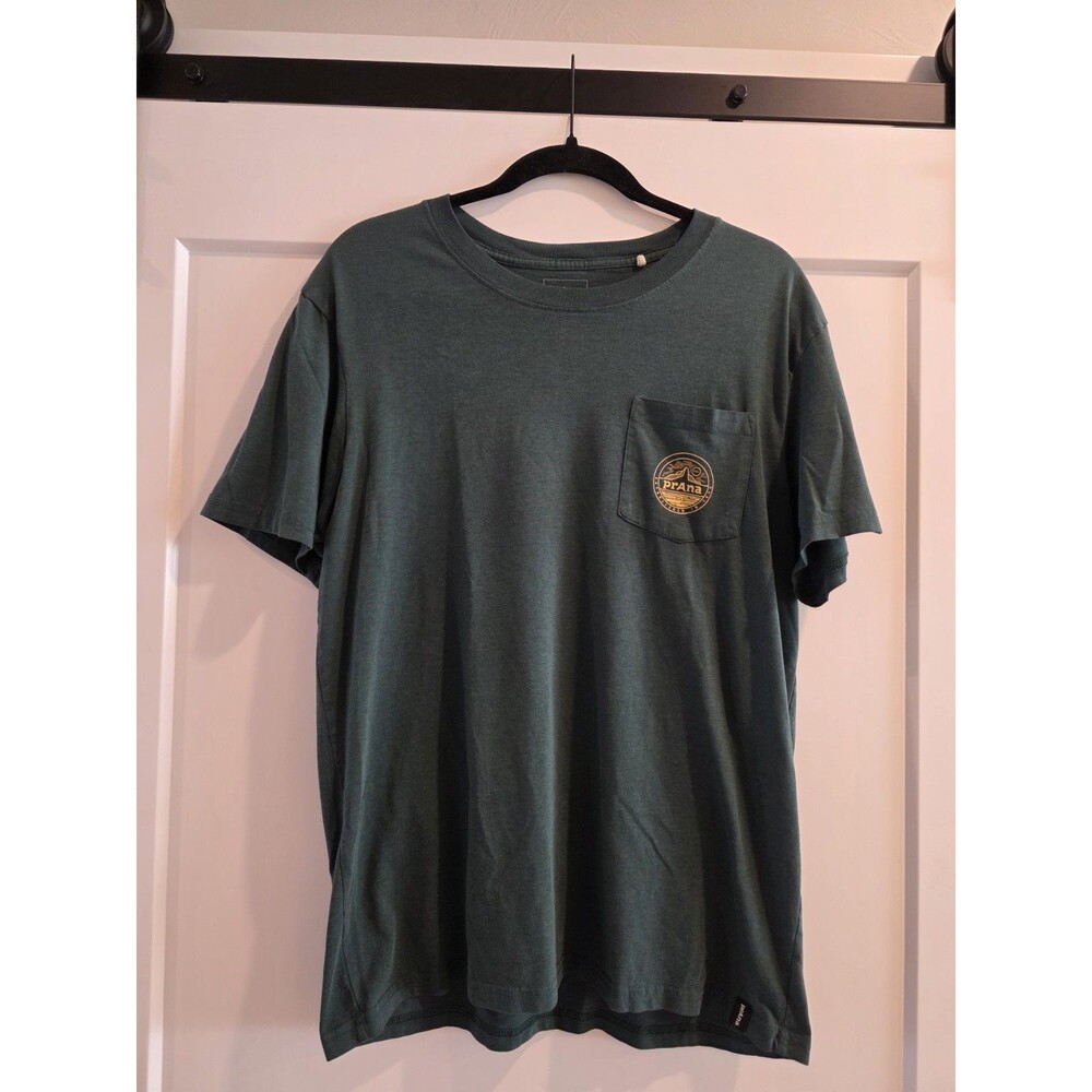 prAna Everyday Slogan Short Sleeve Tee - Men's Size M Outdoors